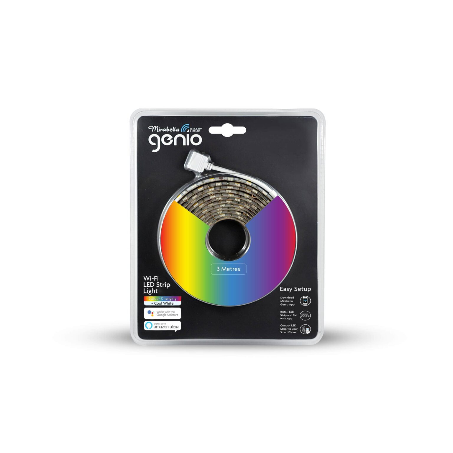 Mirabella Genio WiFi LED 3 metre Strip Light Mirabella Genio Smart