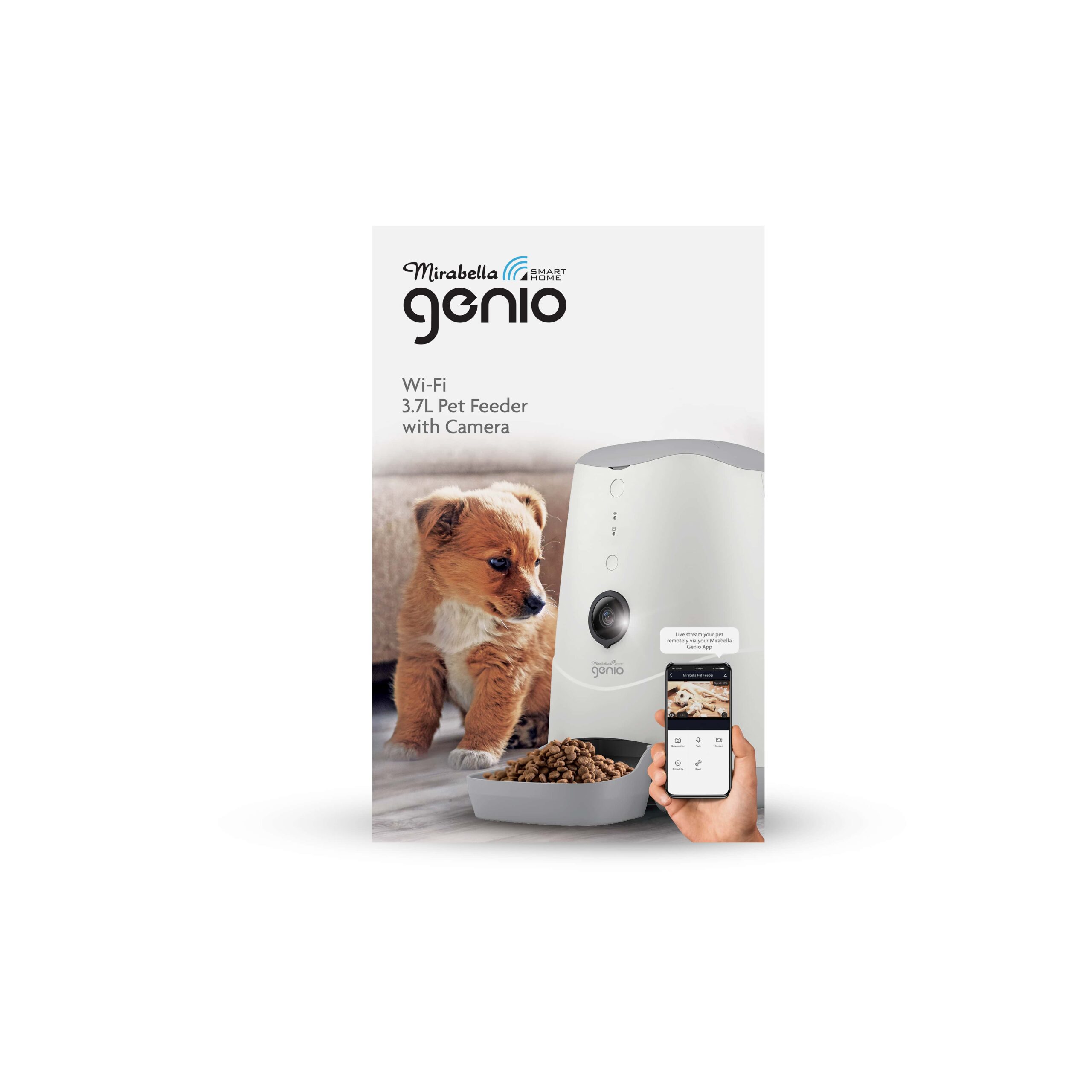 Mirabella Genio Wi-Fi  Pet Feeder with Camera - Mirabella Genio - Smart  Home